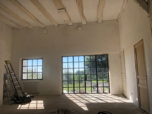 Travaux de rénovation - Nouvelle Vie Rénovation - Transformation d'un garage de maison à Bordeaux